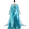 2019 Hot sale Halloween Cosplay dress in Frozen Elsa Anna princess dress 3