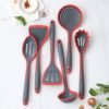 wholesale best selling kitchen items a to z Kitchen Accessories 6pcs Nylon with Silicone Edge Kitchen Cooking Utensil set 3