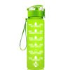 Non-Toxic BPA Free & Eco-Friendly Best Plastic Tritan Sports Water Bottle with Time Maker & Flip Top Lid 32oz 3