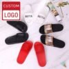 OEM Custom Black Slides Footwear Sandal PVC,Custom Logo Slippers Men Plain Blank Slide Sandal,Slippers Custom Logo Slide Sandal 3