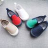 Simple Solid Color Unisex Kids Shoes Wholesale Canvas School Shoes Slip on Girls/Boys shoes 3