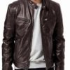 Men's Winter Outdoor Plus Size Fashion Streetwear Male Gents Black Bike Motorcycle Zip Up Leather Jackets & Coats For Men 3
