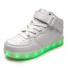 Fashion Boys Led Up Shoes Girls High Top Kids Casual Led Light Shoes For Children 3