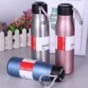 Portable BPA Free eco friendly reusable sport double wall 304 stainless steel metal children gym drinking water bottle for kids 3