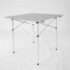 Foldable Roll Up Top Aluminum Camp Portable Camping Picnic Table With Carrying Bag 3