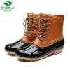 Winter Warm Lace Up Monogrammed Women Duck Boots Ankle Waterproof Custom Hunter Pvc Rain Boots 3