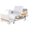 abs rails homecare nursing 3-function electric manual hospital Home Care Bed with toilet 3