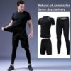 No MOQ 3 - piece Set Running Sports Gym Wear for Men 3