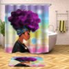G&D Wholesale African Women Custom 3d Bathroom Shower Curtains 3