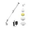 electric spin toilet floor scrubber cleaning brush cordless toilet scrubber 3