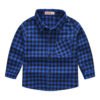 Fashion Spring Autumn Kids Plaid Shirt Cotton Long Sleeve Blouses Casual Shirts Children Clothing For 2-9 Years Boy Girl Clothes 3