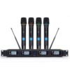 Tiwa UHF 4 channels wireless microphone system for stage KTV personal show 3