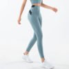 High waist custom fitness workout clothing sexy sportswear leggings gym organic women yoga pants 3