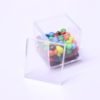 2''*2''*2''Wholesale High quality transparency plastic food container clear storage wedding sweet favor cube Acrylic Candy Box 3