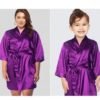 Women Plus Size Silk Robe Bridesmaid Plus Size Satin Robe 3