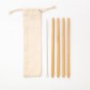 natural biodegradable compostable bambo smoothie straw 3