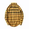 Low Price Streetwear Design Custom Color Printed Flannel Shirt for Men 3