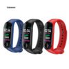Amazan Best Selling Waterproof IP67 90mah Battery M3 Smart Band Healthy Smart Fitness Health Band Bracelet With Heart Rate Monit 3