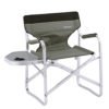 USA Free Shipping Outdoor Camp Director chair with side table heavy duty oversize padded seat 3