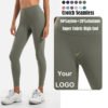 US Size Super Fabric Front Seamless High Waist Yoga Pants Leggings Athletic Gym Fitness Workout Clothing on Sale 3