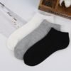 Youki cheap man hot sale summer real 70% cotton Comfortable 2 size breathable short socks 3