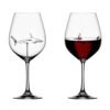 hot selling handmade borosilicate red wine glass with shark inside 3