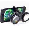 virtual reality 3d video glasses 3d mini vr glasses mobile cinema vr cardboard box free sample 3