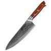 8 inch professional damascus steel kitchen chef Knife 3