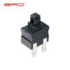 IBAO PAD Series pcb flat waterproof on-off protective cover 4 pin mini light power 220 volt momentary push button switch 3