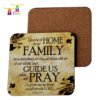 Top quality customize waterproof mdf cork coaster souvenir mdf cork coaster 3