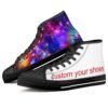 Low moq dropship high quality white wholesale cheap oem casual design printed canvas custom logo shoes men 3