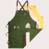 Flower gardening design work apron Double sided color apron florist gardening pet shop barista apron 3