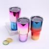 30oz Coffee Mug Stainless Steel Double Wall Tumblers Vacuum Insulated Multicolor Cup Rainbow Coffee Cup With Lid 3