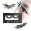 Private label vegan mink lashes custom eyelash packaging box wholesale 25mm 3d mink eyelashes 3