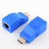 Hot Selling New Arrival HDMI RJ45 Network Extender 30M HDMI to RJ45 Cable Converter Splitter Repeater by Cat 5e Cat 6 1080P 3