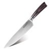 8 Inch 7Cr17MoV Stainless Steel Ergonomic Chef Knife with Pakkawood Handle 3
