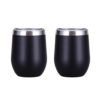 WeVi 12oz Powder Coated Double Wall Vacuum Stainless Steel Wine Cup 3