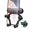 USLION Gravity Car Holder for iPhone XSMAX 360 Rotation Flexible Mobile Phone Holder No Magnetic Air Vent Mount Stand 3