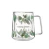Everich Custom Manufacturer transparent double wall glass coffee milk mug cup clear glass mug 3