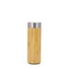 12oz and 14oz Wholesale Bamboo Tumbler Cups Stainless Steel Water Bottle Coffee Mug with Tea Infuser & Strainer Mugs with lid 3