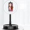 10 inch LED Selfie Ring Light with Cell Phone Holder for Live Stream/Makeup, LED Camera Ringlight for YouTube Video 3