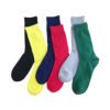 No MOQ wholesale knitted cotton solid color crew men socks 3