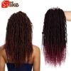 Crochet Braids Fiber Pre looped Fluffy Twists Braiding Hair Bulk Passion Spring Twists Synthetic Crotchet Hair Extensions Ombre 3