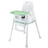 2020 Factory Price Folding Cushion Booster 3 in 1 Plastic Feeding Dining Baby Highchair 3