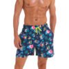 Swim Boxer Short Men Lining Swimwear Quick Dry Beach Boardshorts bermuda surf Sport Swimsuits Male Gym Fitness Swimming Trunks 3