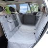 Waterproof dog car seat cover back seat pet hammock car seat cover visual mesh window 3