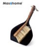 Masthome High Quality Eco-friendly Home Cleaning Dustpan Brush Set cleaning tools Table Shovel & Sweeping Bamboo steel Set 3