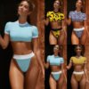 2020 Female Swimming Suits Bodysuit Bathing Suit Swimsuit Sexy Bikini Swimwear Wholesale Beachwear Bikini For Women 3