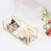 Wholesale make up organizer cotton pad holder with lid and 3 storage 3