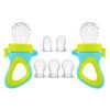BHD Best for Toddlers and Kids 3 Size Silicone Pouches Design Infant Fresh Food Teething Toy Baby Fruit Feeder Pacifier 3
